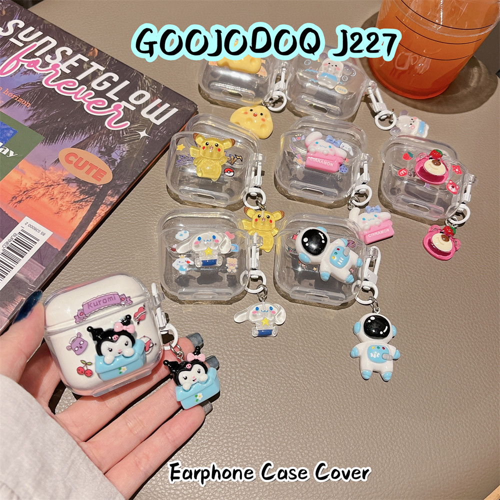 คุณภาพสูง สําหรับ GOOJODOQ J227 กรณีหูฟัง DIY อะนิเมะการ์ตูนปลอกซิลิโคนอ่อนนุ่ม