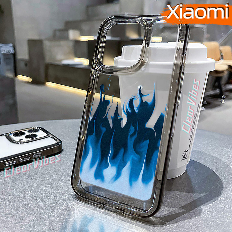 Cool Fire Glossy PC HardCase กรณี Xiaomi 14T POCO X7 PRO M4 M6-Pro C65 F5 F4 12-LITE 13T อะคริลิคปลอ