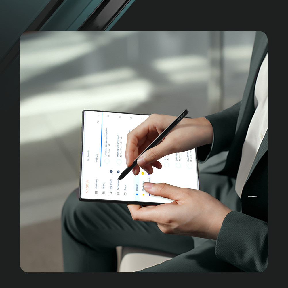 Nillkin Flex Pure Fold Case สําหรับ Samsung Galaxy Z Fold7 / Fold 7 Case พร้อมที่วางปากกา Anti Fall Protective Case (รุ่น S Pen) - รูปที่ 5