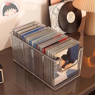 Gent CD Disc Rack Desktop Disc Black Record Magnetic Tape Display Storage Rack Collection Storage กล่องเก็บอัลบั้ม EN