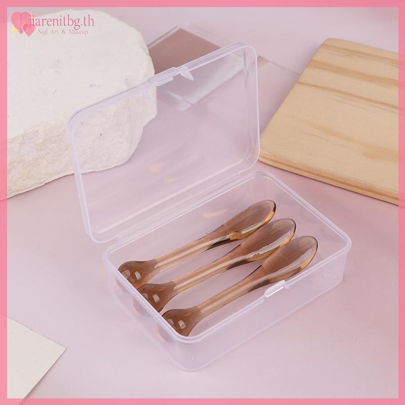 RENBG 1/3pcs อะคริลิคไม้พายเครื่องสําอาง Scoop กล่อง Face ครีมหน้ากากโคลนผสมช้อนเครื่องมือความงามดูดซับ Roller Facial Applicator TH - รูปที่ 7