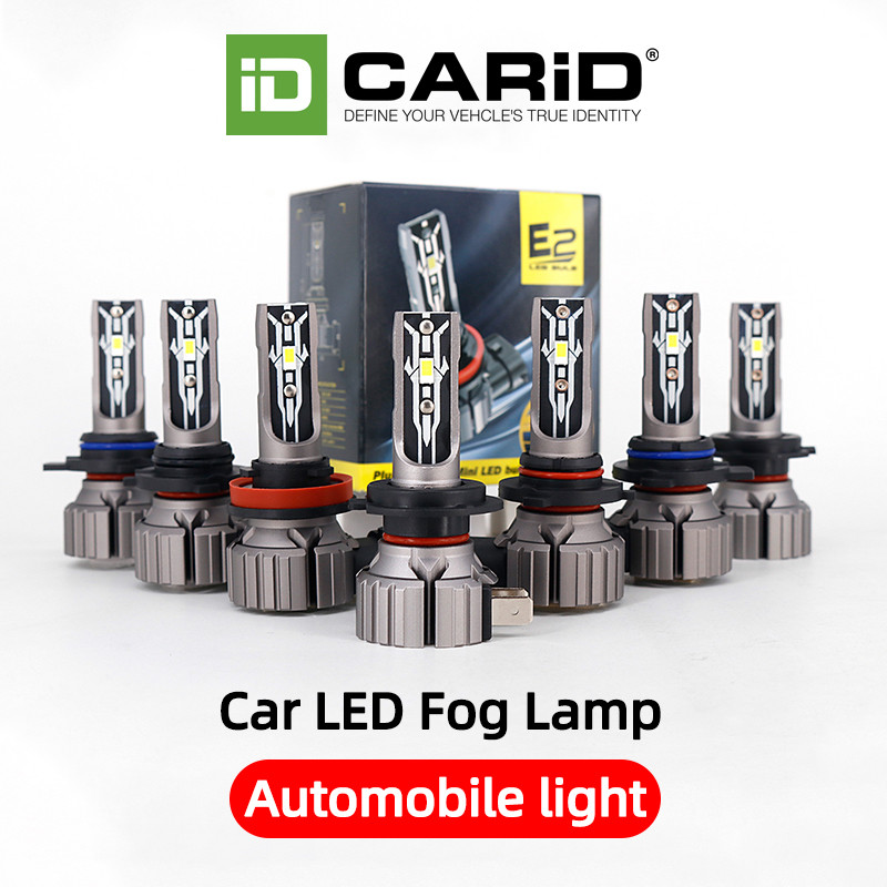 CARiD ไฟหน้ารถยนต์ LED รุ่น E2 ไม่มีข้อผิดพลาดของระบบ CANbus แบบ H4 H11 9005 9006 9012 H1 จำนวน 2 ชิ