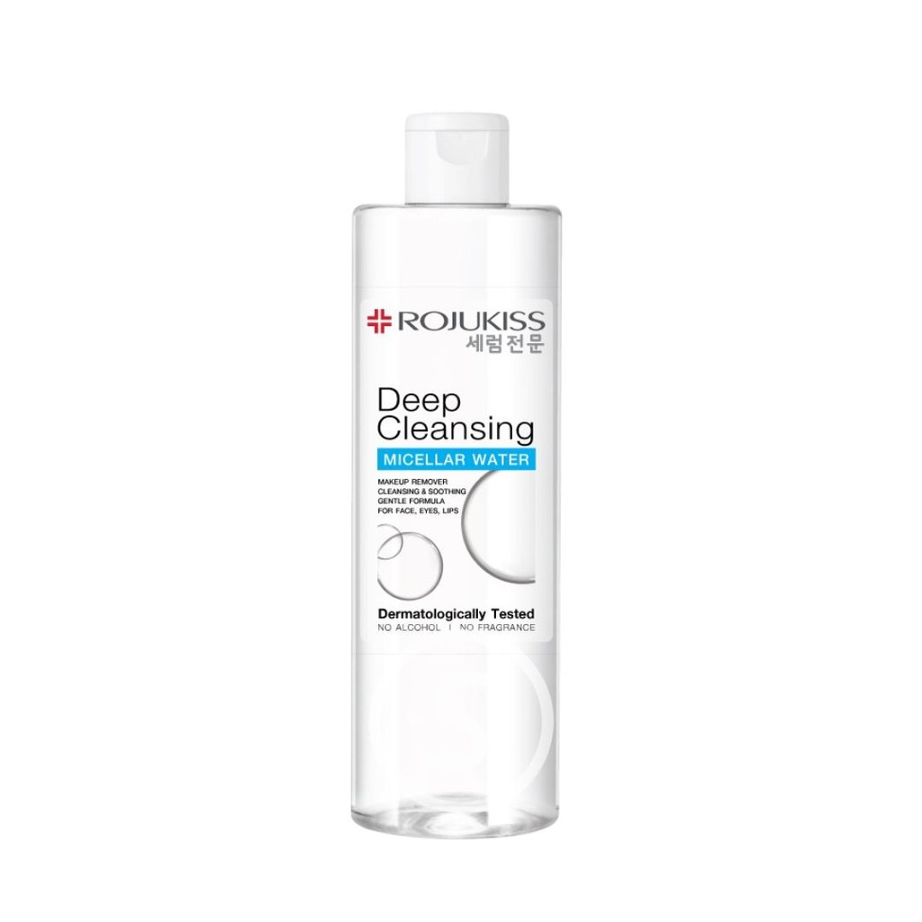 Rojukiss Deep Cleansing Micellar Water 400ml โรจูคิส ดีพ คลียซิ่ง ไมเซล่า วอเตอร์ 400ml - 4