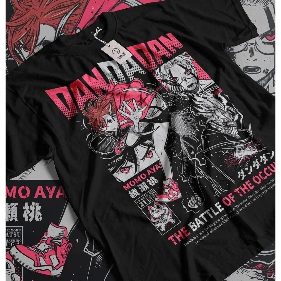 เสื้อยืด Dandadan Okarun, Okarun, Momo Ayase, อนิเมะ, ญี่ปุ่น, น่ารัก, เสื้อยืดกราฟิก