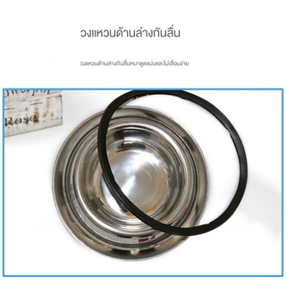 【PET RECORD】🔥ชามอาหารสุนัขแมว ชามพลาสติกสัตว์เลี้ยง ใส่อาหารและน้ำ น้ำหนักเบา ทำความสะอาดง่าย