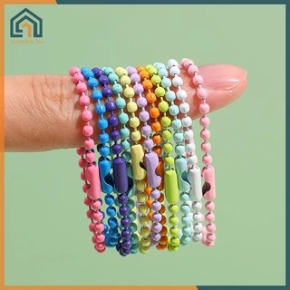 Goddes 100pcs ลูกปัดโซ่เหมาะกับ/ตุ๊กตา/ฉลาก Hand Tag Connector สําหรับ DIY สร้อยข้อมือเครื่องประดับทําเครื่องประดับ 10 ซม.TH