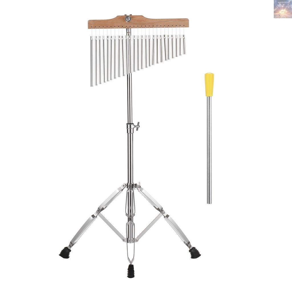 [COD] 25 Bells Barchime Bar Chimes Single-Row Solid Aluminium Bar Wind Chimes เครื่องดนตรี Percusion