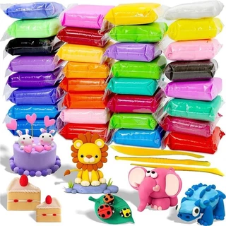 DIY ดินน้ำมัน ดินเบา 12/24/36/48 สี ดินเบาเกาหลี ของเล่นเด็ก แฮนด์เมด ปลอดสารพิษ ดินน้ํามันสําหรับเด็ก