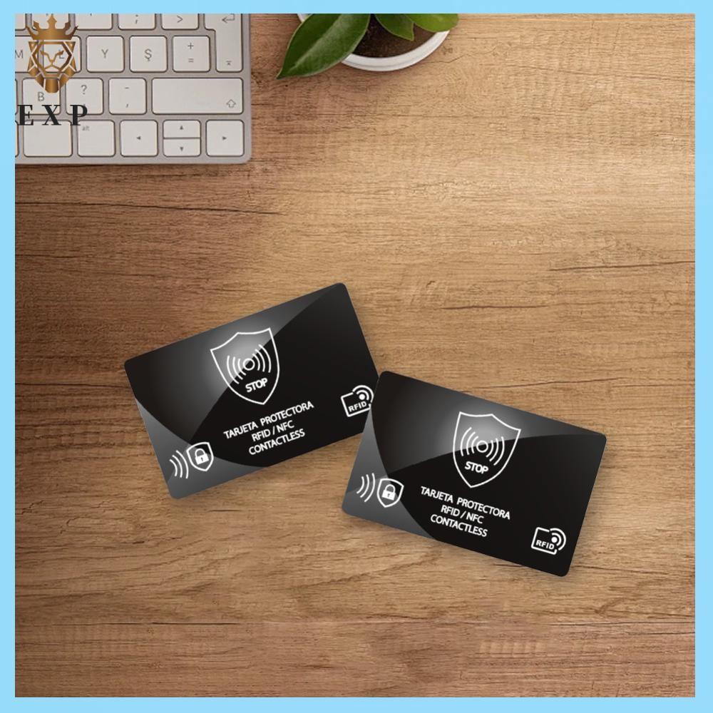 [explosion1.th] 5 ชิ้น RFID Blocking Card One Card Protect Enteedable Wallet RFID Card Blocker Ultra