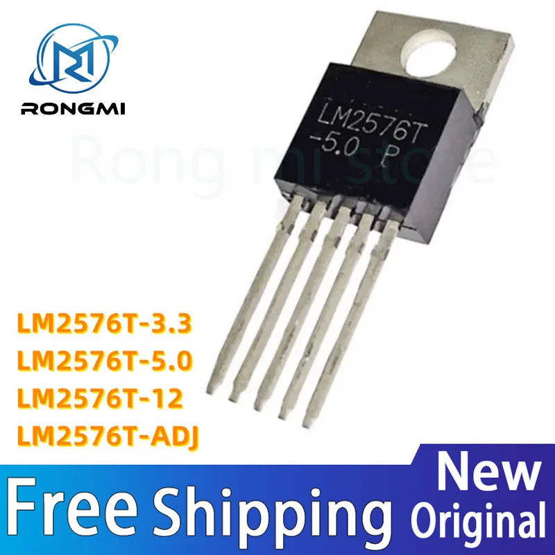 1-5PCS LM2576T 3.3 LM2576T 5.0 LM2576T 12 LM2576T ADJ LM2576 อินไลน์ TO-220-5 switching regulator