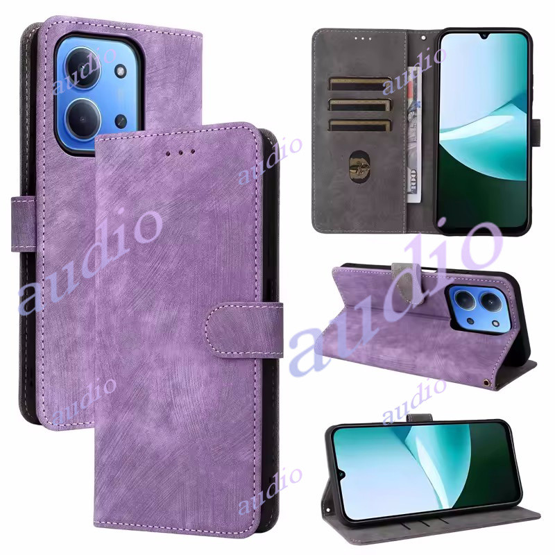 Redmi 15C 4G 2025 หนังเคสโทรศัพท์สําหรับ Redmi 15C Redmi15C 4G 2025 Magnetic Bracket ปลอกกันกระแทกปก