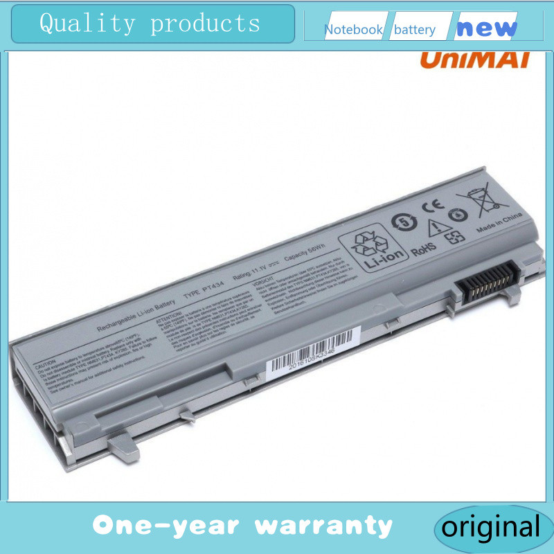 ✿E6400แบตเตอรี่แล็ปท็อป Dell สำหรับ Latitude E6410 E6500 E6510 M2400 PT434 M4500 M6500 4m529 KY265 b
