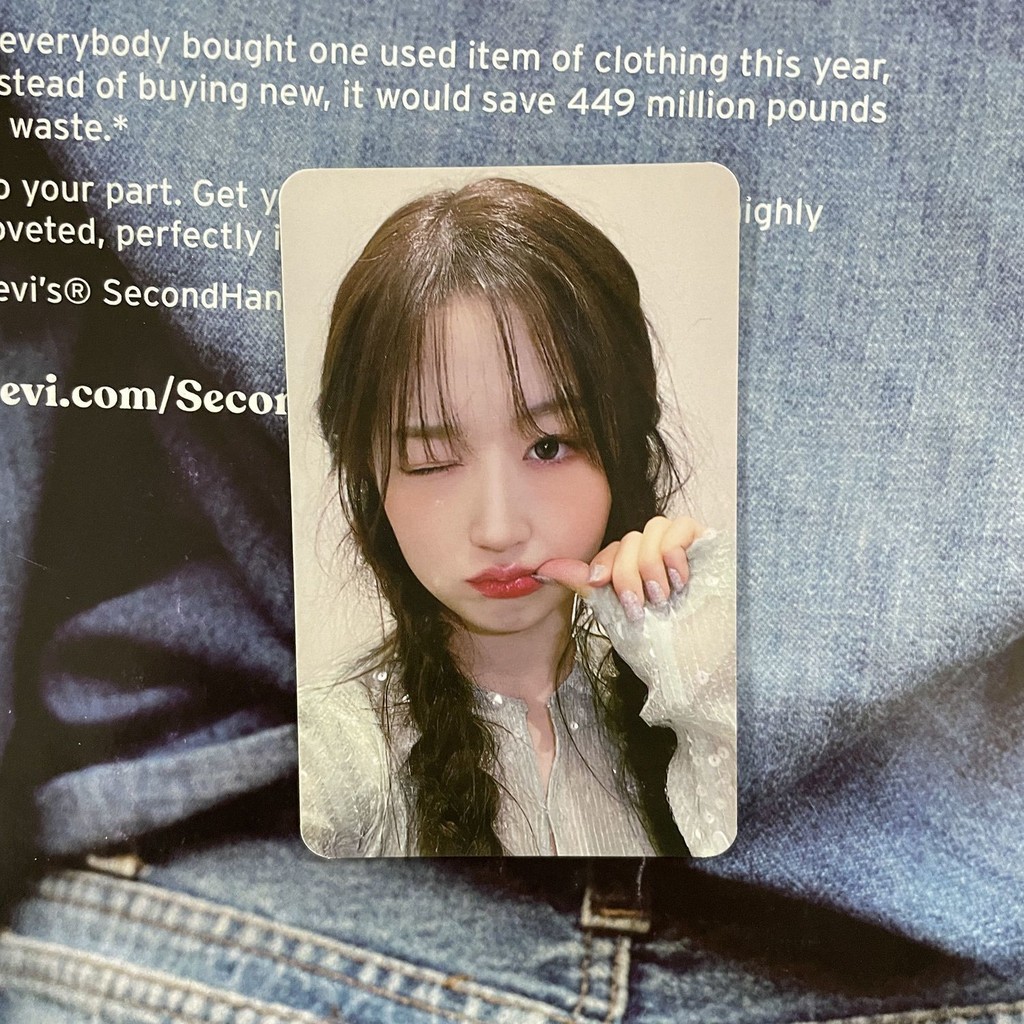 Nmixx Yao Wu haewon wink Qingtiyuan Photocard haewon mini2 sw8 Lucky Card 7.28 b