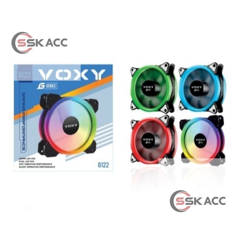 Voxy RGB Casing Fan / 12cm Gaming Computer PC Casing Light Fan