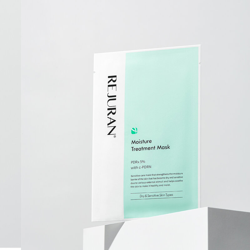 REJURAN Moisture Treatment Mask [23ml x 5 Sheets] รีจูรัน แผ่นมาสก์หน้าสูตรพรีเมียม. — صورة 3