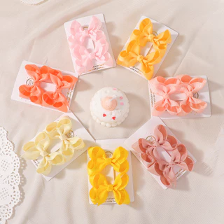 กิ๊บติดผมสำหรับเด็ก ริบบิ้นโบว์แฮนด์เมด grosgrain แฟชั่น boutique