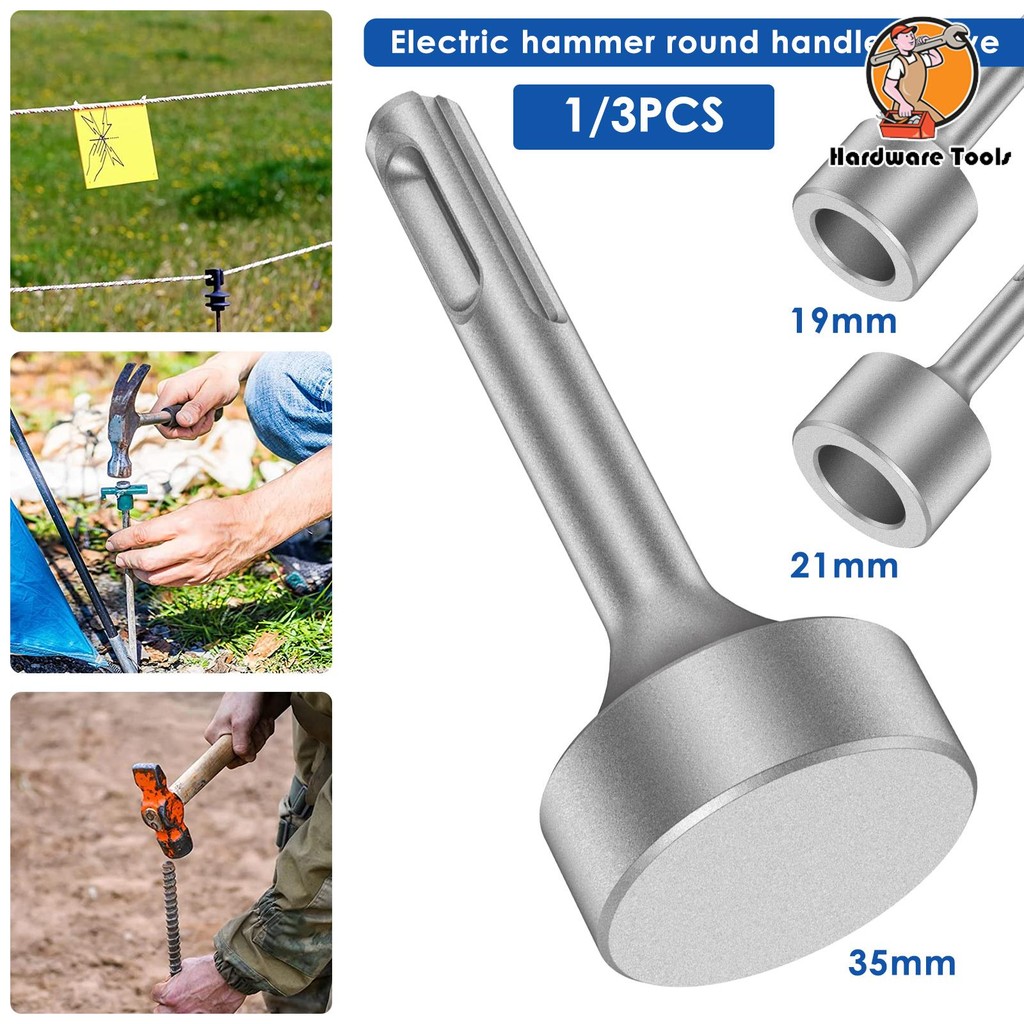 Ground Rod Driver 83 มม.Heavy Duty เจาะเหล็ก Bit Driver ทนต่อการสึกหรอ Ground Rod Bits ซ็อกเก็ต SHOPQJC3040