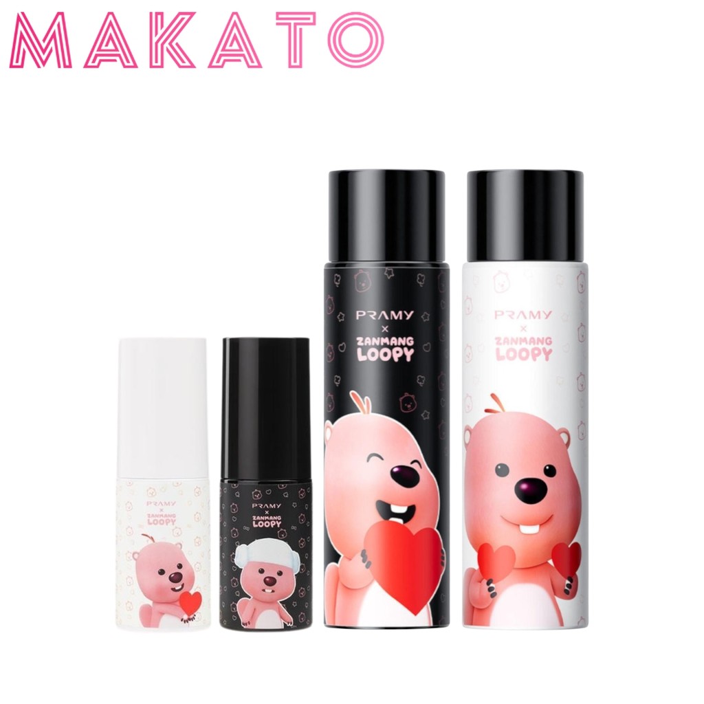 Pramy x Loopy Makeup Setting Spray ปรามี่ x ลูปปี้ เซ็ตติ้ง สเปรย์ ล็อคเมคอัพ dewy matte 100ml