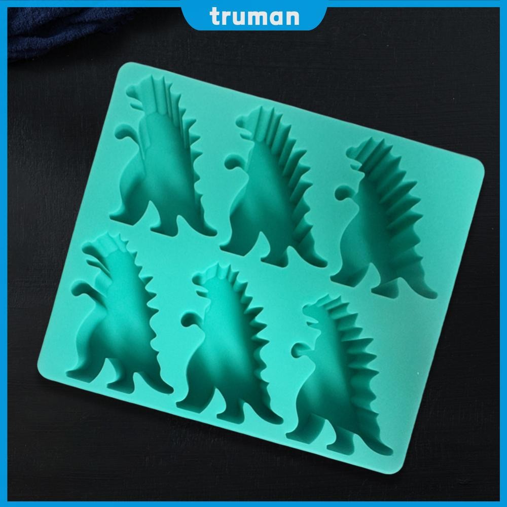 3D Monster Movies Ice Tray เครื่องทําน้ําแข็งซิลิโคน 6-Cavity Ice Cubes ถาดสําหรับค็อกเทลเครื่องดื่ม