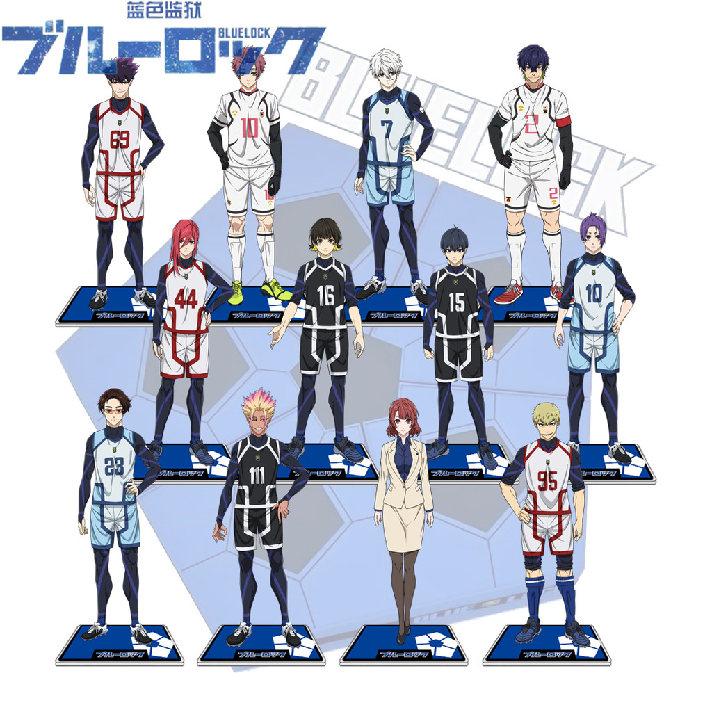 อะนิเมะสีฟ้าล็อคเสริมคอสเพลย์อะคริลิยืน,แผ่นรุ่น,ตกแต่งโต๊ะยืนเข้าสู่ระบบพวงกุญแจอุปกรณ์ประกอบฉากของ