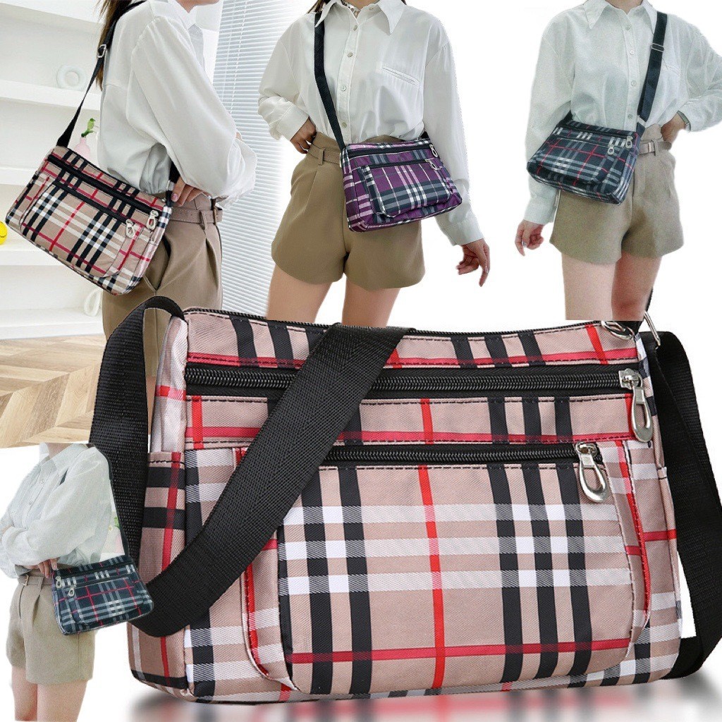 KVK-shop:【ส่งจากไทย】มพ์กระเป๋าสะพายไหล่แฟถือสะพายข้าง กระเป๋า ผญ กระเป๋าสะพายข้าง-DJB92