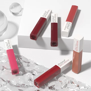 DUNUF 8 สีใช้งานง่าย Velvet Matte Lip Glaze กันน้ํา Lasting Liquid ลิปสติกสีแดงสีน้ําตาล Non Stick Cup Matte Lip Gloss เครื่องสําอาง