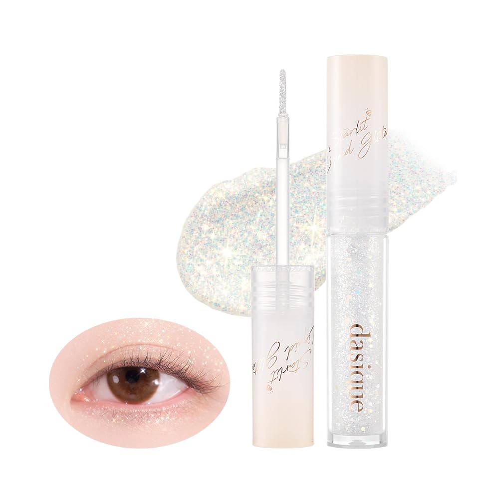 Daisique Starlit Jewel Liquid Glitter Starlit Jewel Liquid Glitter 1.8g (#01 Frozen Gold)