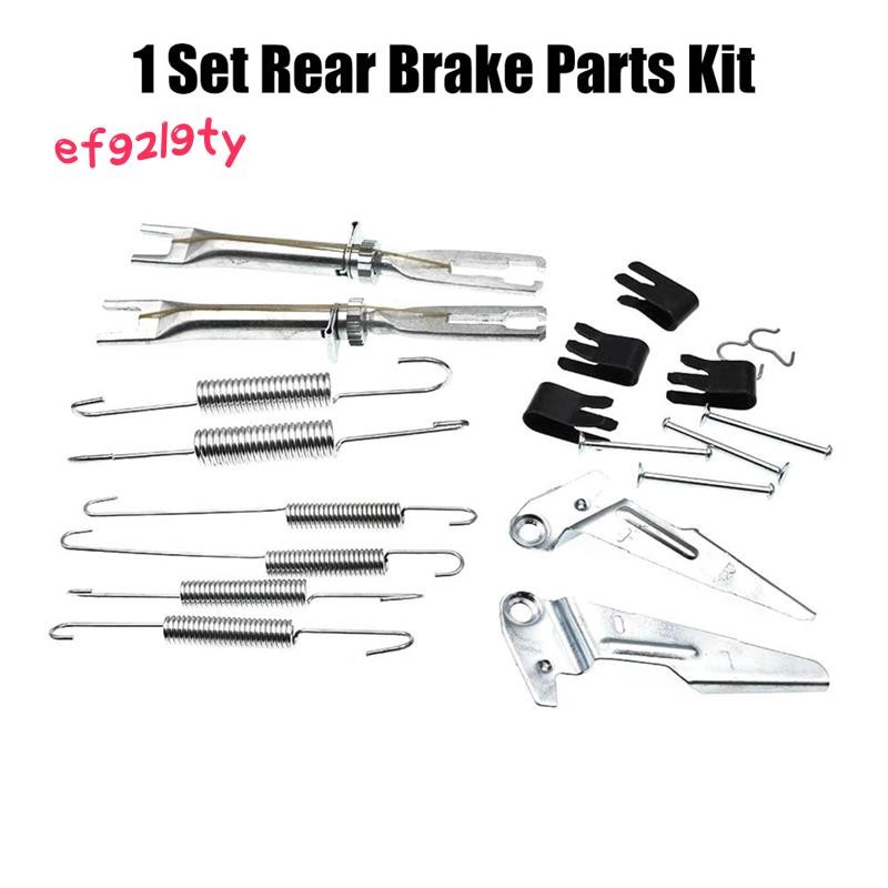 ด้านหลังเบรครองเท้าโลหะด้านหลังเบรคอะไหล่ Silver Kit สําหรับ GGN25 KUN26 Ute 2005-2015 ด้านหลังเบรค 