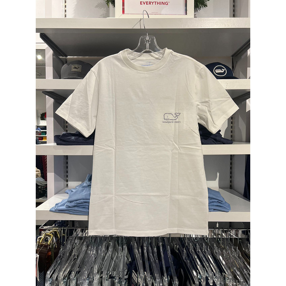 เสื้อยืดผู้ชาย Vineyard Vines ออกแบบลายว्वเอลฟ์ พิมพ์แขนสั้น ทรงโอเวอร์ไซซ์ ราคา ถูกที่สุด ดีลบีเคเค แกลเลอรีภาพที่ 4