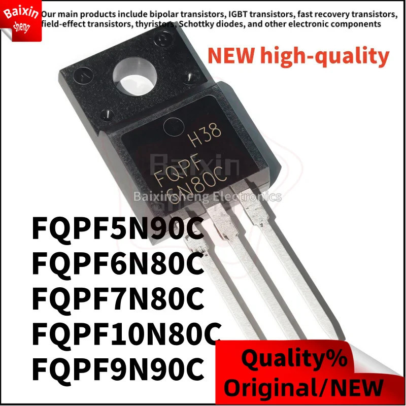 1-5PCS FQPF5N90C 5N90C FQPF6N80C 6N80C FQPF7N80C 7N80C FQPF9N90C 9N90C FieldPF10N80C 10N80C-C ทรานซิ