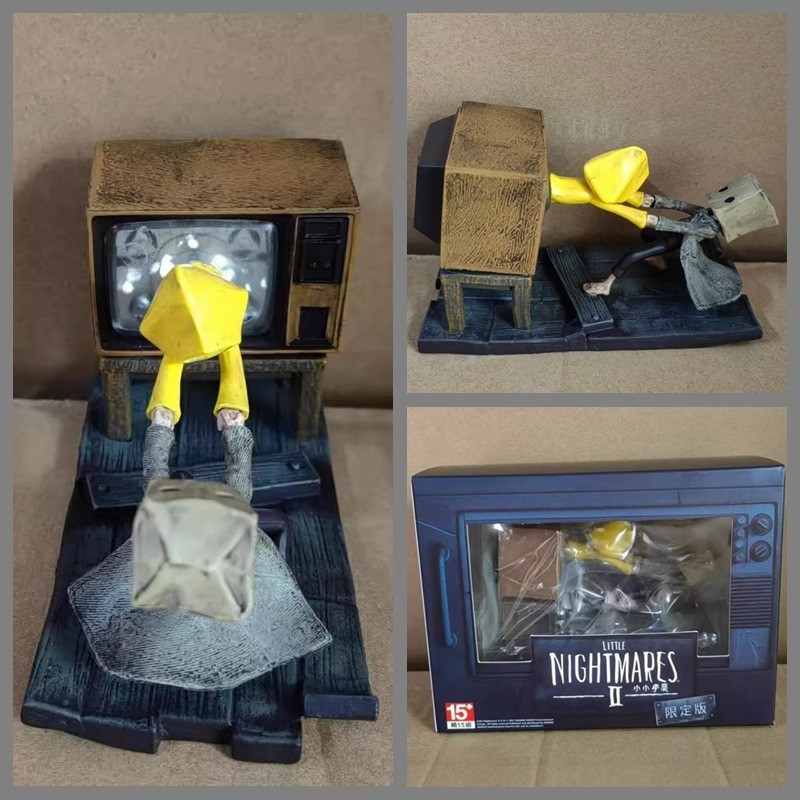 Little Nightmares เกมตัวละครรุ่น Little Nightmares 2 Mono Rescue Little หกฉากรูปปั้นตุ๊กตาอะนิเมะสอง