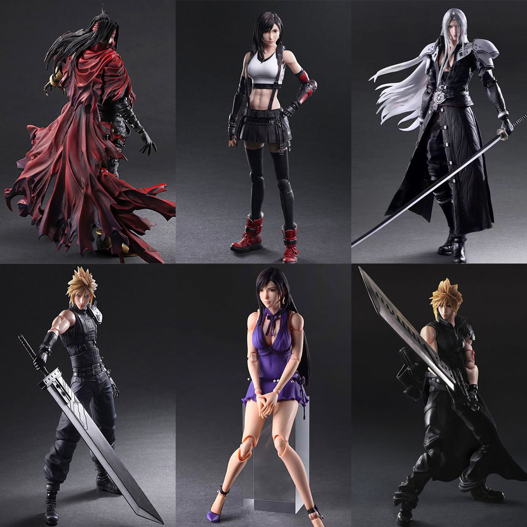 Final Fantasy 7 Remake Version FF7 สินค้าเกม PA เปลี่ยนรูป-Made Clauddy ตุ๊กตาฝรั่งเศสตกแต่งตุ๊กตาพร