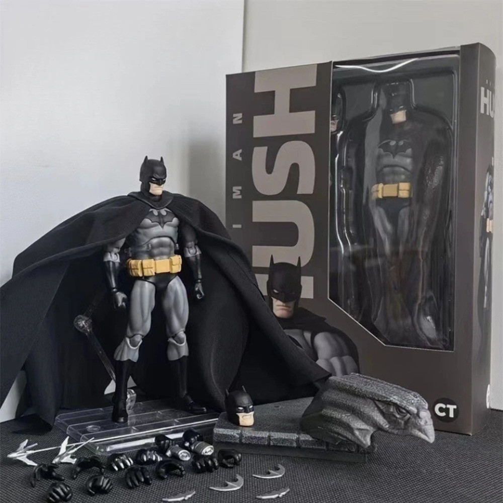 CT Toys Mafex 126 Batman Action Figures HUSH BLACK Ver DC Justice League Figurine The Dark Knight Co