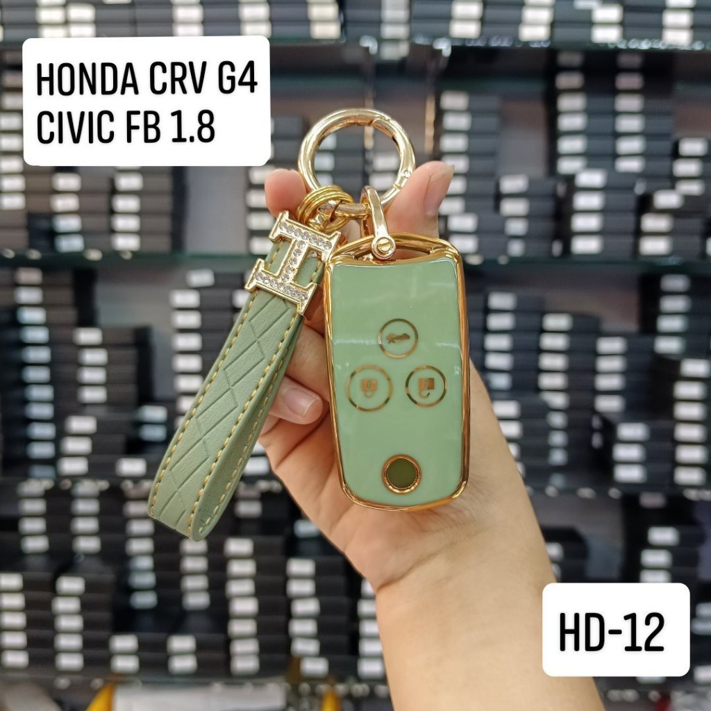 เคสกุญแจรถยนต์ ปลอกกุญแจรถรุ่น Honda Civic fb1.8 Accord G8 C.R.V G4 2.0 กุญแจแบบพับ