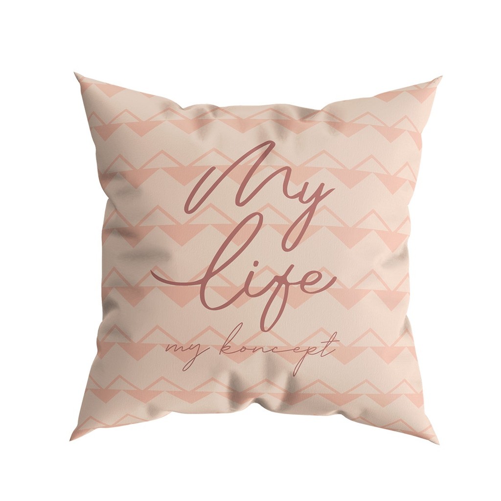 Koncept Furniture หมอนอิง รุ่น My Life สีน้ำตาล (45x17x45 ซม.) แบรนด์ KONCEPT FURNITURE