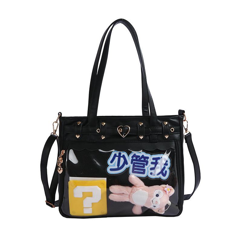 [สินค้าพร้อมสต็อก] Se.W Itabag Women Bag สไตล์ญี่ปุ่น ความจุมาก สำหรับนักเรียน ลายโรสบอดี้ กระเป๋าสะพายหน้าตาเก๋ไก๋