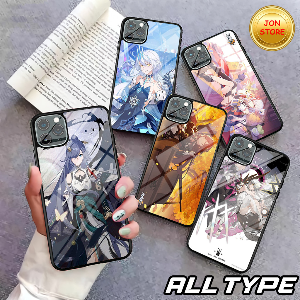 HP ( JL 47 ) Softcase Glossy ANIME MOTIF สําหรับ IPHONE 7 7+ IP 8 8 PLUS X XR XS MAX 11 11 PRO MAX 1