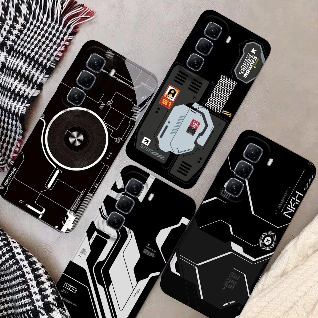 HP MESIN Pro Camera Softcase สําหรับ INFINIX HOT 50 PRO - New Softcase New Wallpaper (Engine Chipp) 