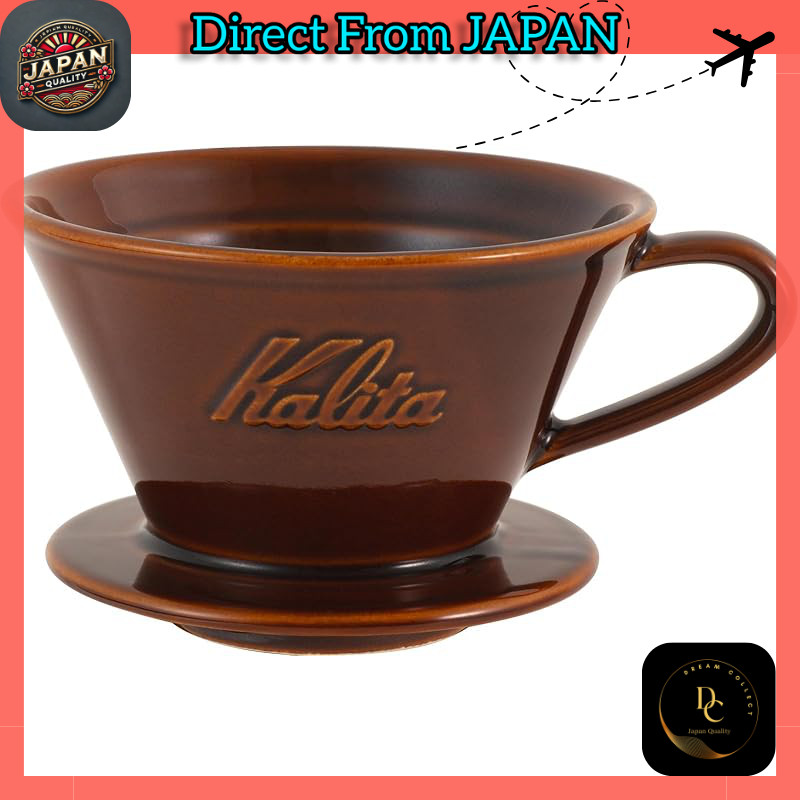 Kalita Coffee Dripper, Mino Ware, High Heat Retention, Ceramic for 2-4 People, DACHI MI 185 Dripper,
