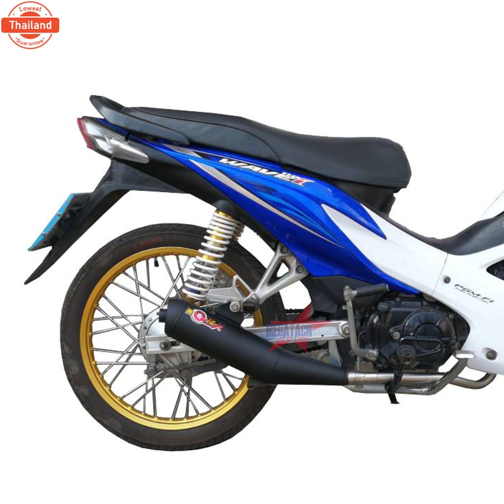 ท่อย่น ท่อย่อ WAVE 110I ย่น 2014-2021 ท่อผ่าหมกเวฟ ท่อทรงเชง ท่อผ่า เวฟ 110 ท่อผ่าหมก W110I เวฟ110I 