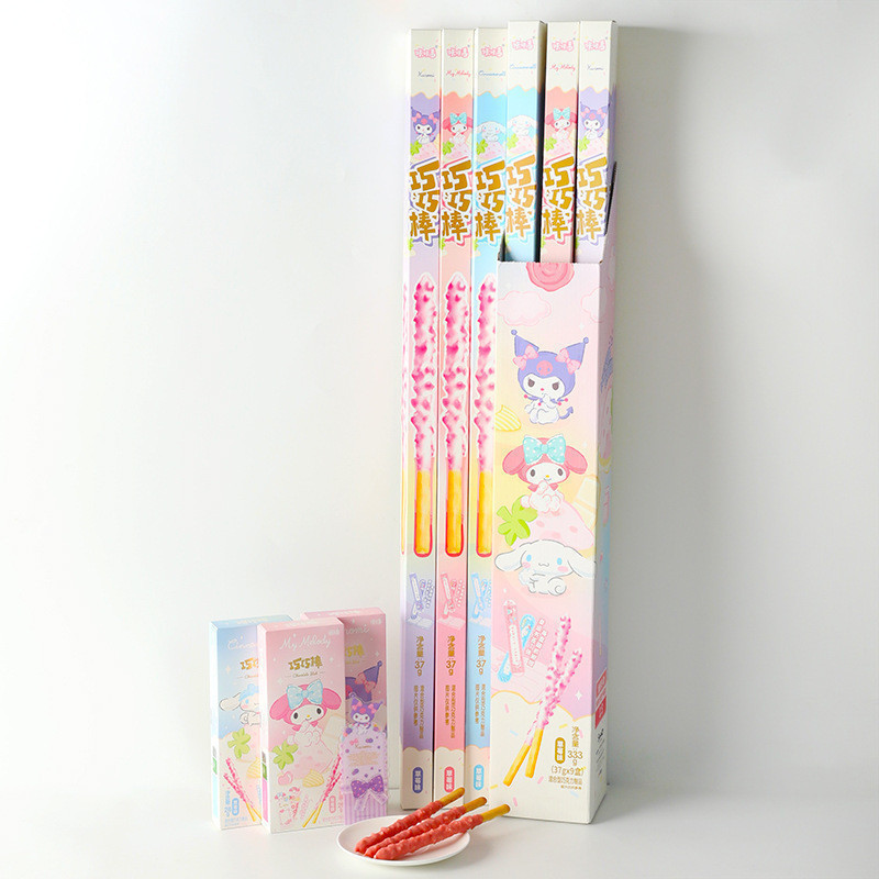 DADA Snack Shop XL2 Kaka Fan Strawberry Flavour Chocolate Bar Sanrio Co-Branded Popping Candy Chocol