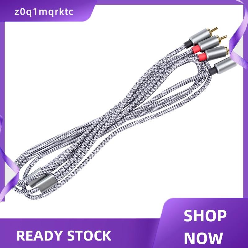 สายสเตอริโอz0q1mqrktc, [6Ft/1.8M, Dual Shielded Gold-Plated] สายสัญญาณเสียงสเตอริโอชายกับชายสําหรับโ