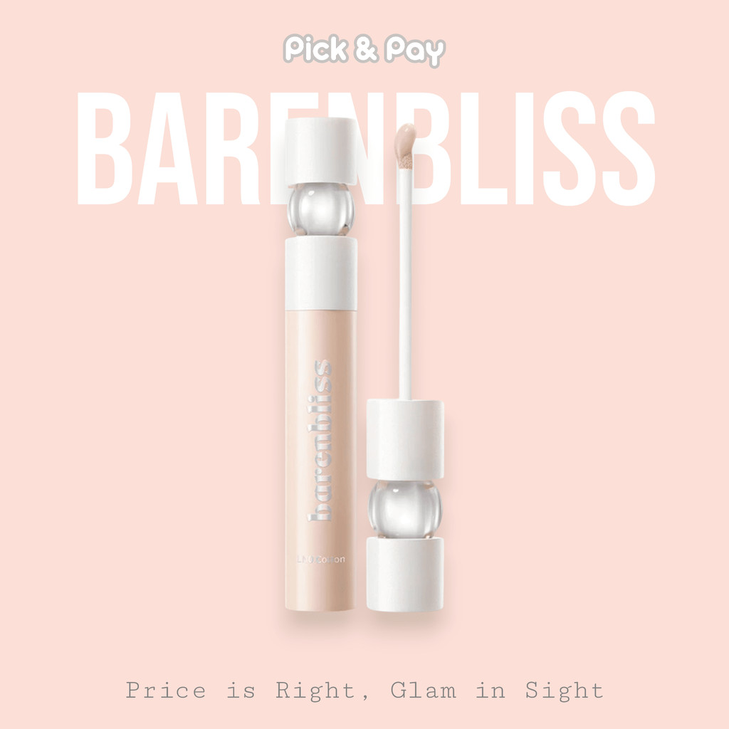 Barenbliss Bloomdew Aqua Pearl Concealer คอนซีลเลอร์ เนื้อสัมผัสบางเบา ให้ผิวเรียบเนียน  5g. (BNB)