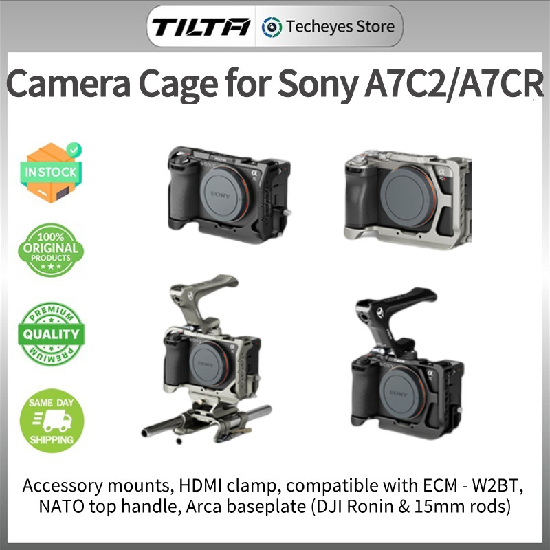 TILTA กล้องสําหรับ Sony a7CII / a7CR กล้อง Full Cage/ครึ่งกรง/ชุดพื้นฐาน/ชุดน้ําหนักเบา TA-T60