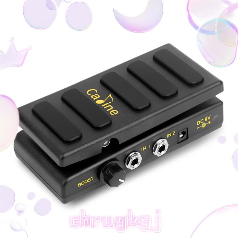 CP-31P Volume Pedal พร้อม Boost ฟังก์ชั่นกีตาร์เหยียบ Vol Pedal Dual Channel DC 9V อินพุตกีตาร์อุปกร