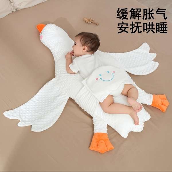 ergolab deep sleep หมอนยางพารา หมอนระบายอากาศสำหรับทารกห่านสีขาวขนาดใหญ่