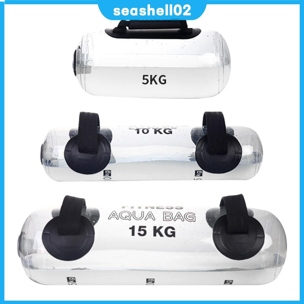 Fitness Aqua Bag Water Weight Bag 5/10/15Kg Water Power Bag กระสอบทรายน้ําอุปกรณ์ออกกําลังกายถ่วงน้ํ