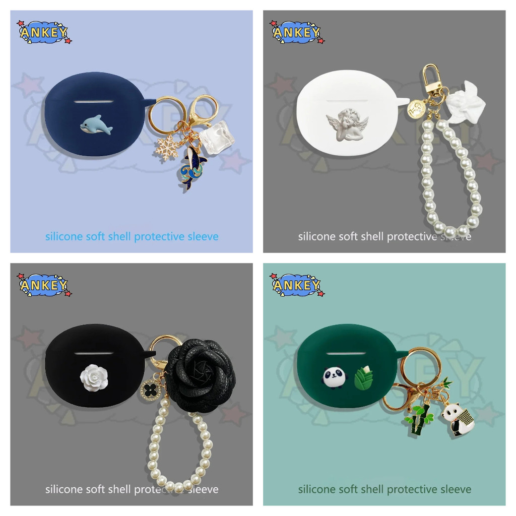 Case for Anker Soundcore Life Note 3i P3i Protective Silicone Cute Cartoon Covers Wireless Earbuds S