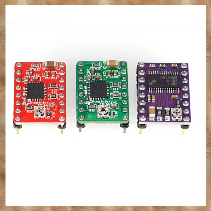 [KYG] อุปกรณ์เสริมเครื่องพิมพ์ 3D A4988 Stepper Motor Driver DRV8825 Driver Module Board 16 Subdivis