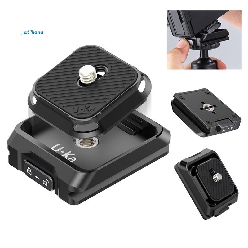 ULANZI athena55ULANZI UKA01 กล้อง Quick Release Plate Kit Arca/F38 Interface Plate Mount Quick Setup